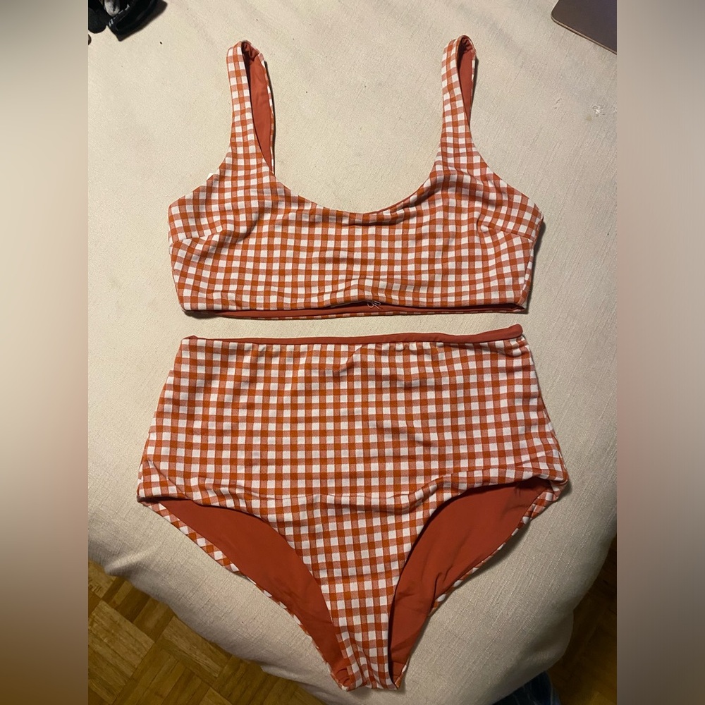 Mara Hoffman Gingham Bikini set